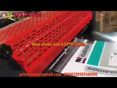 SGUVシリーズ半自動かオンラインで艶出しの完全な点の紫外線コータ