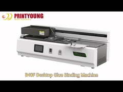 B40F 自動 小型 4.3 インチ タッチスクリーン A4 デスクトップ クレム 結合 機械