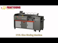 H10L A4 インテリジェント自動7.0インチタッチスクリーン 食用用カバー付きの粘着剤本編み機