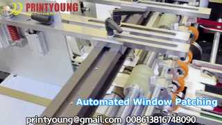 見る: TC-880A パンチングおよび折り目ショーケースを備えた全自動ウィンドウパッチングマシン