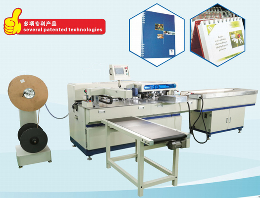 PRY-520PB Automatic Double Loop Wire Punching And Binding Machine Electricity Power