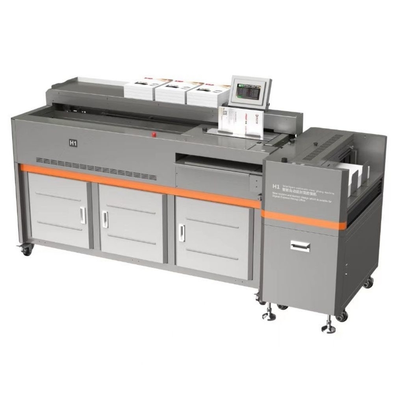 H1 A1 Intelligent Double Running Book Cover Glue Binding Machine For Indentation